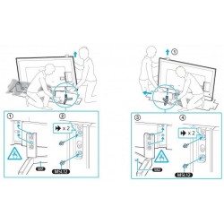 Sony Television KD85X8500F Stand legs