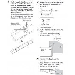 Sony Wall Mount for HT-CT390