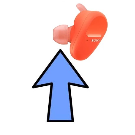 Sony Ear Bud for LIGHT RED
