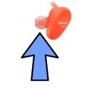 Sony Ear Bud LIGHT RED / Coral Orange Headphone WF-SP800N (1 Bud)