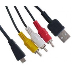 USB A/V Cable for Sony Cameras (Replacement for VMCMD3)