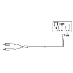 MDR-Z7M2 Balanced Sony Headphone Cable 4.4mm Plug 1.2m