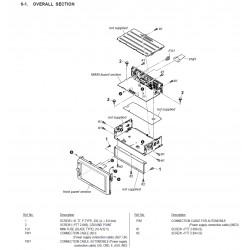 XAV-AX1000 Sony Audio Exploded Diagram