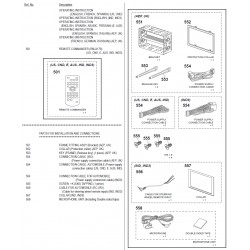XAV-AX1000 Sony Audio Exploded Diagram