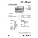 Sony HCD-W550 (MHC-W770AV) Service Manual