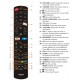 HITACHI CLE-1025 TV Remote for UZ496600 / UZ556600 / UZ656600