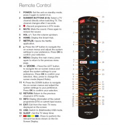 HITACHI CLE-1025 TV Remote for UZ496600 / UZ556600 / UZ656600