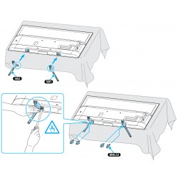 Sony Television Stand Legs for KD-49X7500F