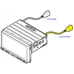 Sony USB2 Car Radio Loom for XAVAX5000