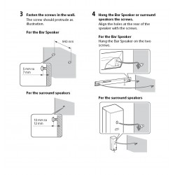 Sony Wall Mount for HT-RT5