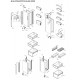 Sharp Refrigerator Exploded Diagram SJ-FP624V / SJ-FP676V (SL/BK)