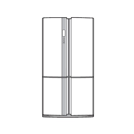 Sharp Refrigerator Exploded Diagram SJ-FP624V / SJ-FP676V (SL/BK)