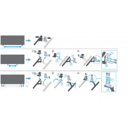 Sony Television Stand Legs for XR77A80J