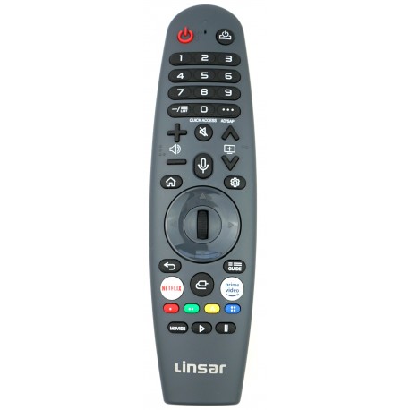 LINSAR TV Remote for LS82UHDNF / LS65UHDNF / LS70UHDNF