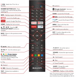 BAUHN TV Remote for ATV50UHDG-0521