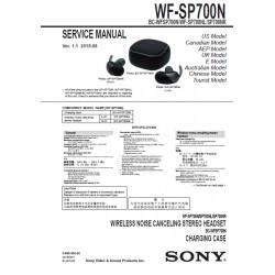 Sony WF-SP700N Service Manual