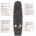 DGTEC TV Remote for DG65UHDOS