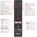 HITACHI CLE-1031 TV Remote for 32FHDSM6 / 32HDSM8 / 40FHDSM8 / 50UHDSM8 / 55UHDSM8 / 65UHDSM8 / 70UHDSM8 / 75UHDSM8