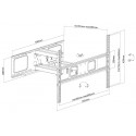 Full Motion Wall Bracket 37-70inch