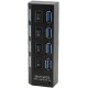 USB 3.0 USB-A to four USB-A Port Hub