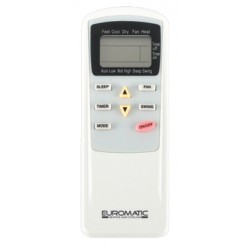 EUROMATIC Air Conditioner Remote for EUR-9000WAC / EUR-5000WAC