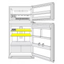 Sharp Fridge Glass Shelf