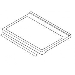 Sharp Fridge Glass Shelf for SJGC584R/SL / SJGC584R/BK