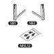 Sony TV Stand Legs KD55X9500G