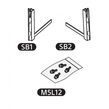 Sony TV Stand Legs KD55X9500G