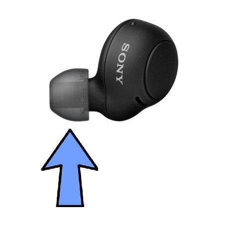 Sony Ear Bud for TRANSPARENT BLACK