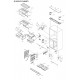 Sharp Refrigerator Exploded Diagram SJF60PC-WH/SL