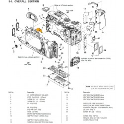 ILCE-7RM3 Sony Camera Exploded Diagram