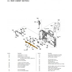 ILCE-7RM3 Sony Camera Exploded Diagram