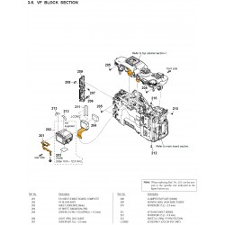 ILCE-7RM3 Sony Camera Exploded Diagram
