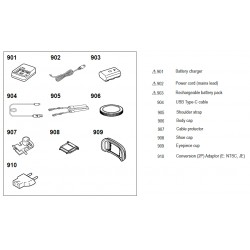 ILCE-7RM3 Sony Camera Exploded Diagram