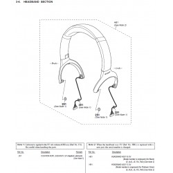 WH1000XM4 Sony Headphone Exploded Diagram