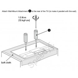 Sony Television Attachment Bolts - 2 Pack