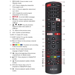 AKAI TV Remote for AK3219NF
