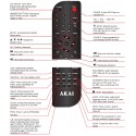 AKAI TV Remote for AKDVD10
