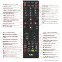 ALTIUS TV Remote for AT24CFHD-BCF