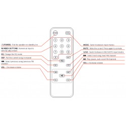 Polaroid Audio Remote for PL808BM