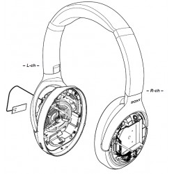 Sony Headphone Head Band for WH1000XM4 - BLACK