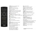 HITACHI TV Remote CLE-1020 for UZ557000 / VZ556100 / VZ656100 and more