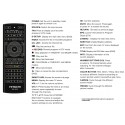 HITACHI TV Remote CLE-1020 for UZ557000 / VZ556100 / VZ656100 and more