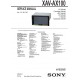 Sony Car Radio Service Manual XAV-AX100