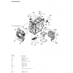 PXW-FS5 / PXW-FS5K Sony Camera Exploded Diagram