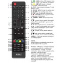 AKAI TV Remote for AK-VJ6015FHD