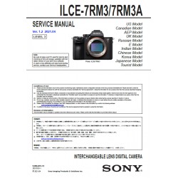 Sony ILCE-7RM3 Service Manual