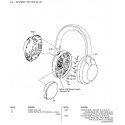 WH-1000XM5 Sony Audio Exploded Diagram