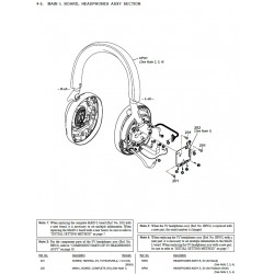 WH-1000XM5 Sony Audio Exploded Diagram